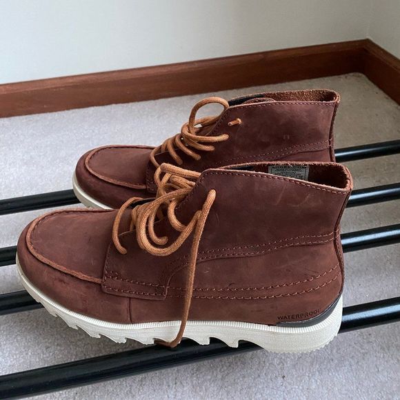 SOREL Men Kezar Leather Boots - NEW NWOB - Picture 3 of 9